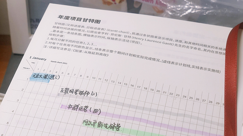 會議決議執(zhí)行甘特圖